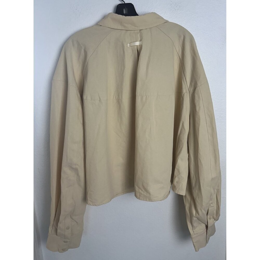 ARRANGE Curve Women’s structured boxy shirt in buttermilk Size 18 New - Picture 4 of 16